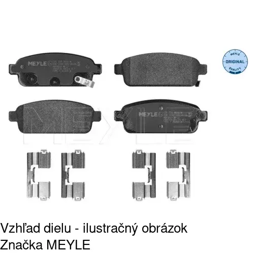 Brzdové dosky POLCAR S70-1612 - obr. 3