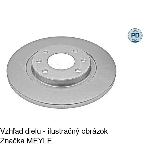 Brzdový kotúč POLCAR S71-0096 - obr. 4