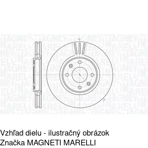 Brzdový kotúč POLCAR S71-0107 - obr. 5