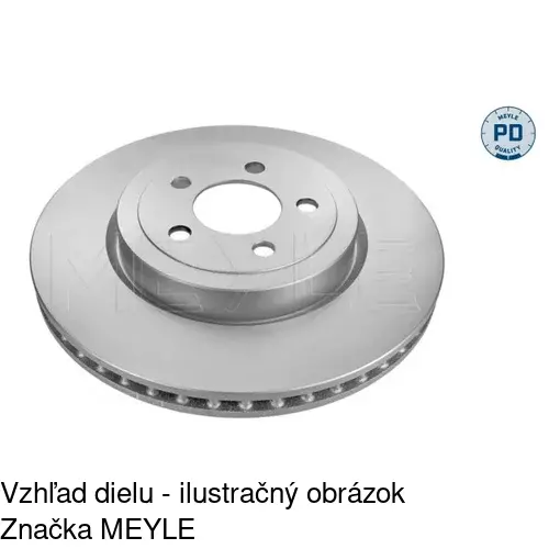 Brzdový kotúč POLCAR S71-0198 - obr. 1