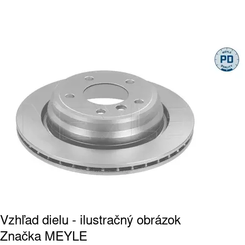 Brzdový kotúč POLCAR S71-1216 - obr. 1