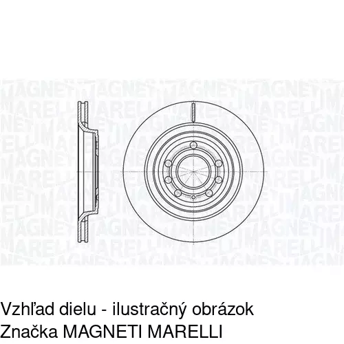 Brzdový kotúč POLCAR S71-1318 - obr. 3