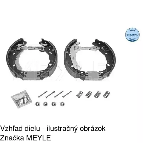 Brzdové čeľuste POLCAR S72-1008 - obr. 5