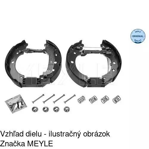 Brzdové čeľuste POLCAR S72-1024 - obr. 2