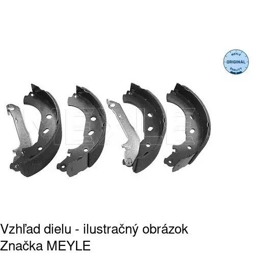 Brzdové čeľuste POLCAR S72-1074 - obr. 3