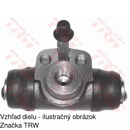 Brzdový valček POLCAR S74-0018 - obr. 2