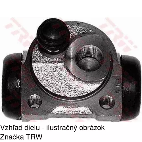 Brzdový valček POLCAR S74-0026 - obr. 4