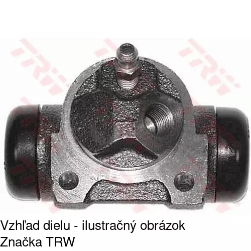 Brzdový valček POLCAR S74-0038 - obr. 2