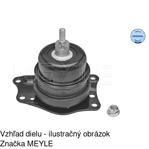 Silentblok motora POLCAR VW-EM048 - obr. 1