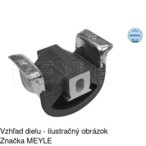 Silentblok motora POLCAR VW-EM066 - obr. 1