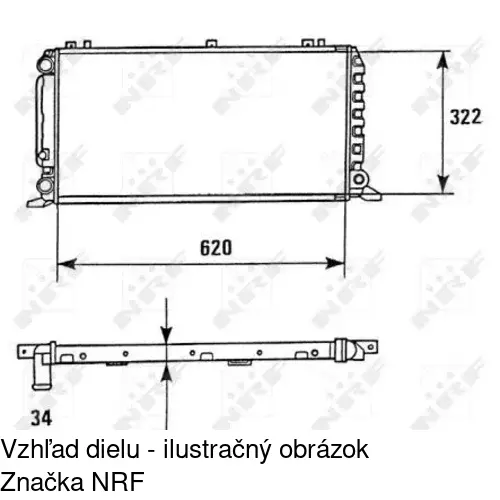 Chladiče vody POLCAR 1308083X