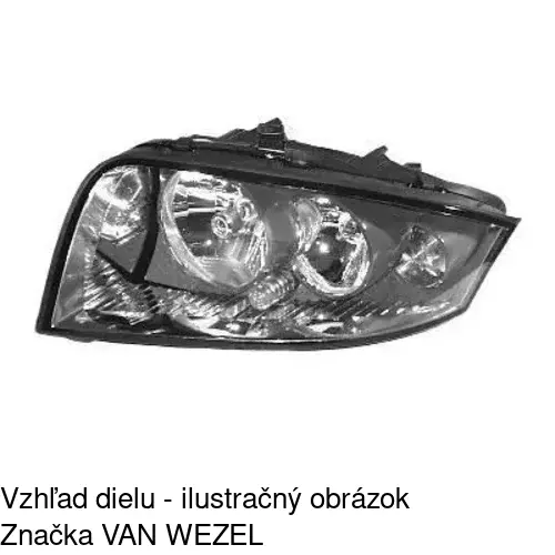 Hlavný reflektor POLCAR 132209-V - obr. 1