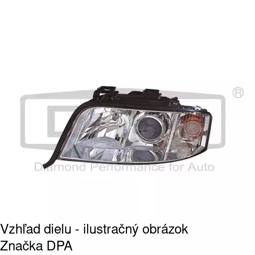 Hlavný reflektor 1327098E /POLCAR/ - obr. 1