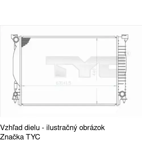 Chladiče vody POLCAR 133408-5