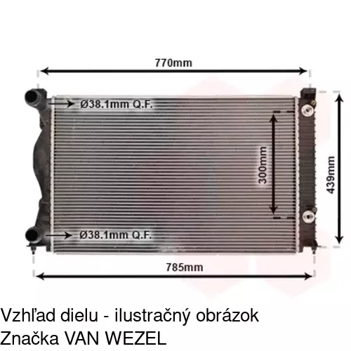 Chladiče vody POLCAR 133808-4 - obr. 4