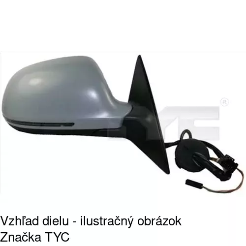 Vonkajšie zrkadlo POLCAR 133951-M