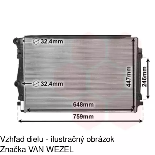 Chladiče vody POLCAR 13C108A2 - obr. 4