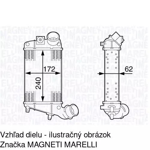 Chladiče vzduchu (Intercoolery) POLCAR 1404J8-1