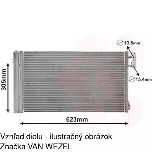 Chladiče klimatizácie POLCAR 2001K82X