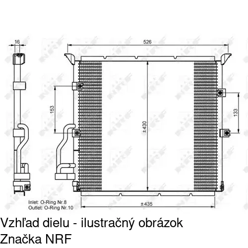 Chladiče klimatizácie POLCAR 2007K8C5 - obr. 2