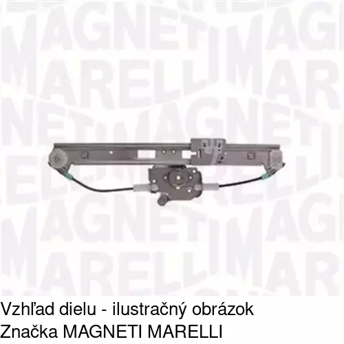 Mechanizmus sťahovania okna elektrický bez motora POLCAR 2008PSG3 - obr. 4