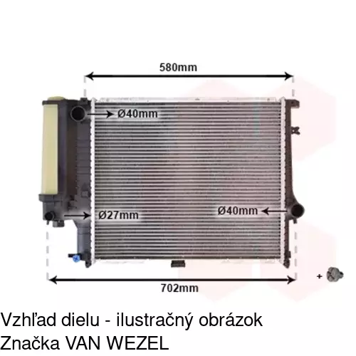 Chladiče vody POLCAR 201508A2 - obr. 3