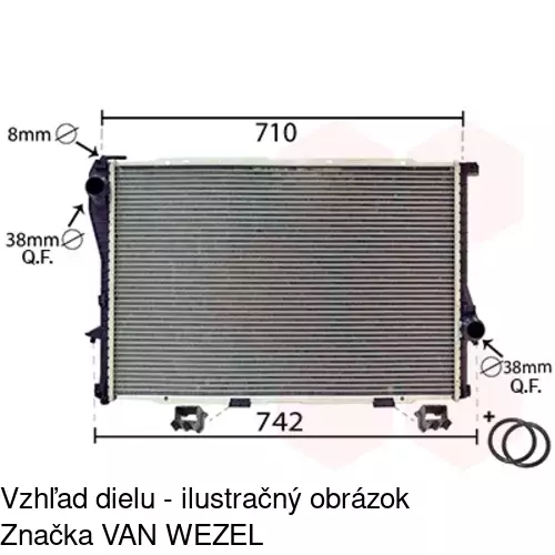 Chladiče vody POLCAR 201608-8 - obr. 4