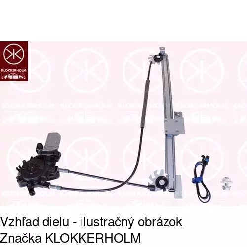 Elektrický mechanizmus okna dverí POLCAR 2016PSE3