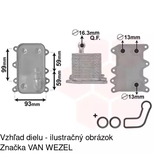 Chladiče oleja 2017L8-9 /POLCAR/ - obr. 5