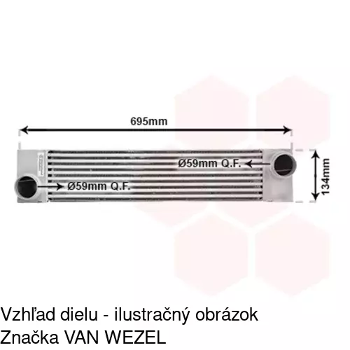 Chladiče vzduchu (Intercoolery) POLCAR 2023J81X - obr. 3