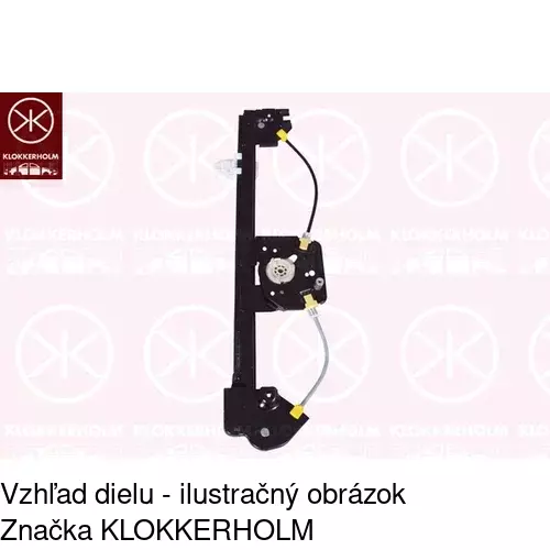 Elektrický mechanizmus okna dverí POLCAR 2315PSE2A