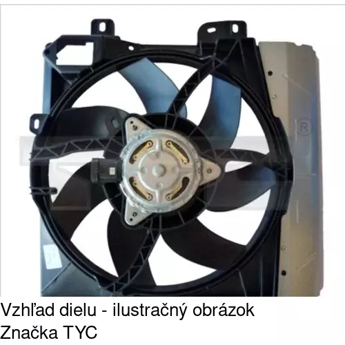 Ventilátory chladičov POLCAR 231623W3 - obr. 1