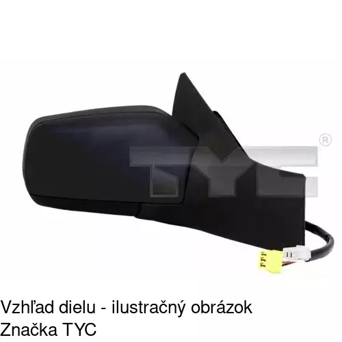 Vonkajšie zrkadlo POLCAR 2325524E