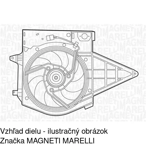 Ventilátory chladičov POLCAR 232623W6