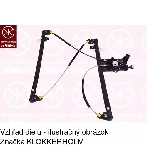 Elektrický mechanizmus okna dverí POLCAR 2327PSE2