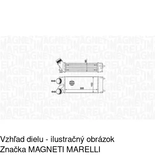 Chladiče vzduchu (Intercoolery) POLCAR 2351J8-1 - obr. 1