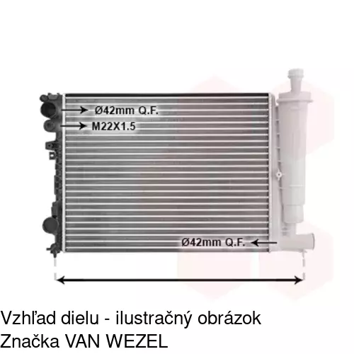 Chladiče vody POLCAR 238008-2 - obr. 5