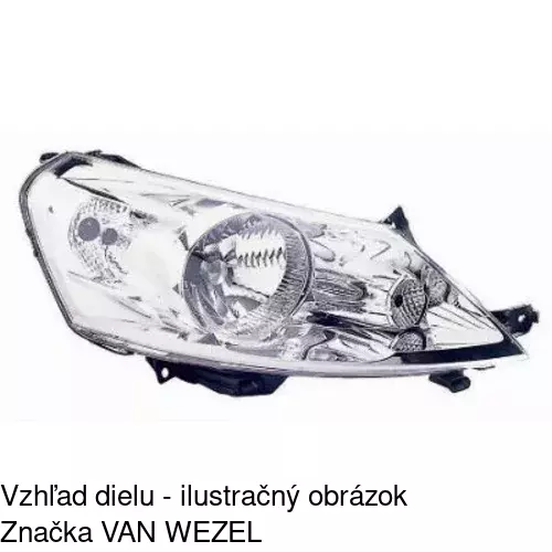 Hlavný reflektor POLCAR 2397100E - obr. 5