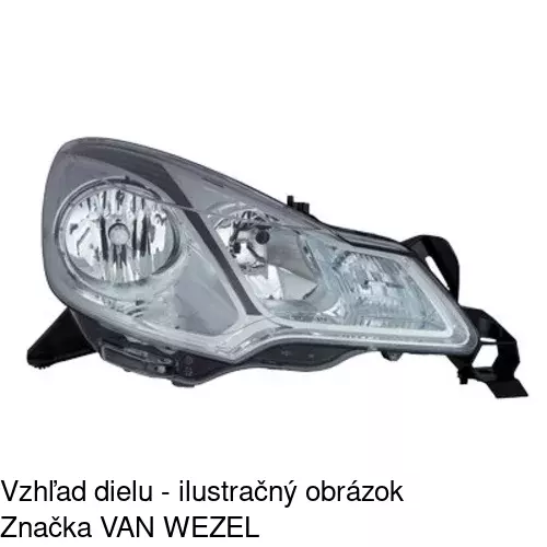 Hlavný reflektor POLCAR 23B110-T - obr. 4