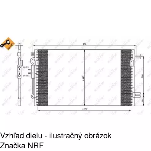 Chladiče klimatizácie POLCAR 2421K8C1