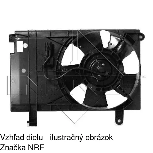 Ventilátory chladičov POLCAR 250023W2