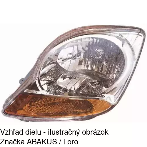 Hlavný reflektor POLCAR 2501101E - obr. 2