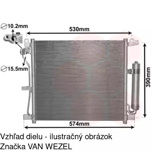 Chladiče klimatizácie POLCAR 2713K82K - obr. 2