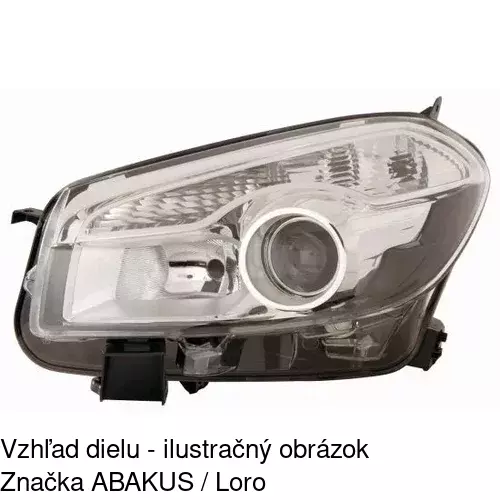 Hlavný reflektor POLCAR 271409-E - obr. 3