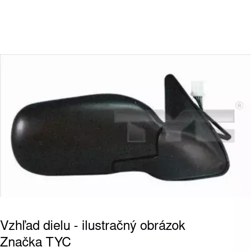 Vonkajšie zrkadlo POLCAR 2728525E