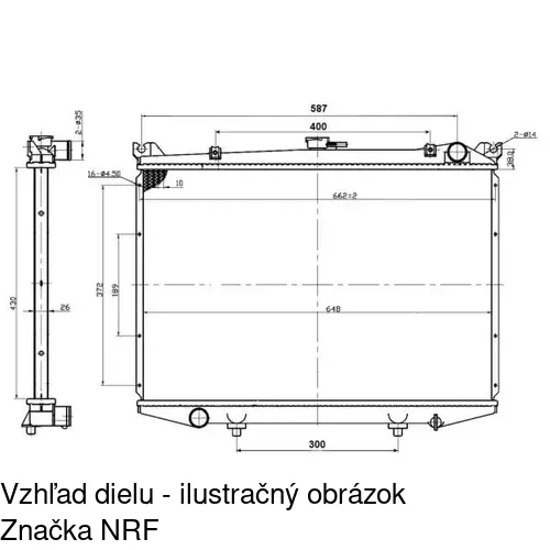 Chladiče vody POLCAR 276808-2 - obr. 1