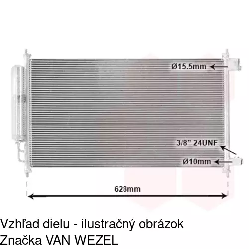 Chladiče klimatizácie POLCAR 2787K81K - obr. 1