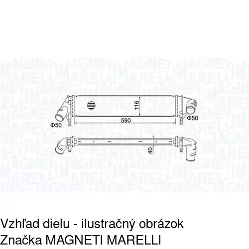 Chladiče vzduchu (Intercoolery) POLCAR 2801J8-1