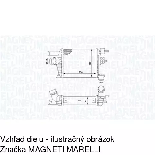 Chladiče vzduchu (Intercoolery) POLCAR 2820J8-1