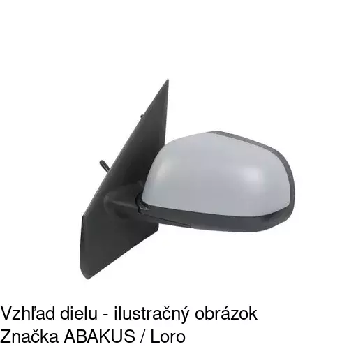 Vonkajšie zrkadlo 28B1511M /POLCAR/ - obr. 3